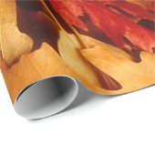 Multicolored Autumn Oak Leaves Cadeaupapier (Rol Hoek)
