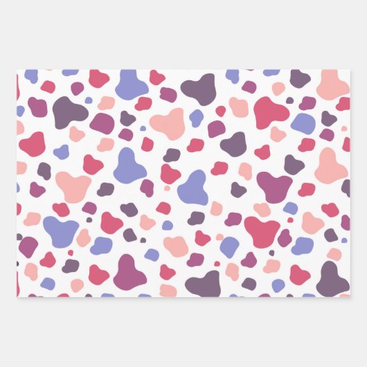 Multicolored Blob Pattern Inpakpapier Vel (Voorkant 2)