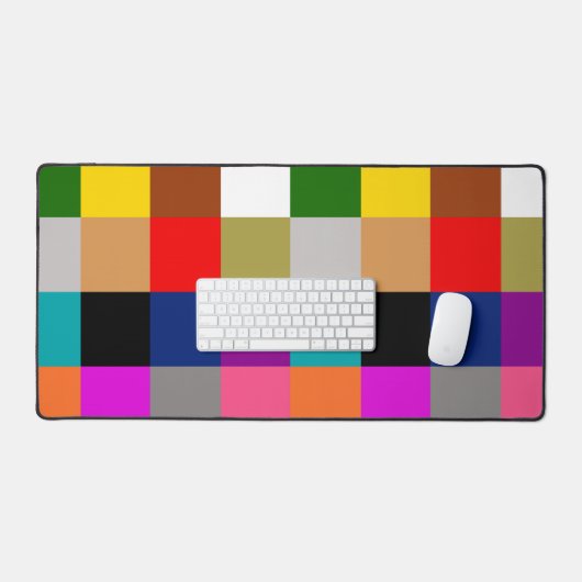 Multicolored Bold Color Blocks Design  (Clavier et souris)