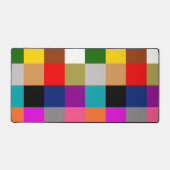 Multicolored Bold Color Blocks Design  Bureaumat (Voorkant)