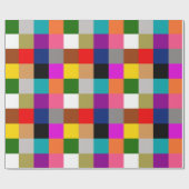 Multicolored Bold Color Blocks Design Cadeaupapier (Vlak)