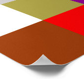 Multicolored Bold Color Blocks Design Poster (Hoek)