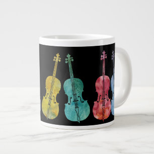 Multicolored Cellos Grote Koffiekop
