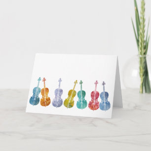 Multicolored Cello's Kaart