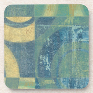 Multicolored Circles & Panels Bier Onderzetter