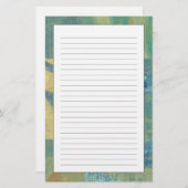 Multicolored Circles & Panels Briefpapier (Voorkant / Achterkant)