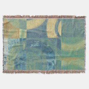 Multicolored Circles & Panels Deken