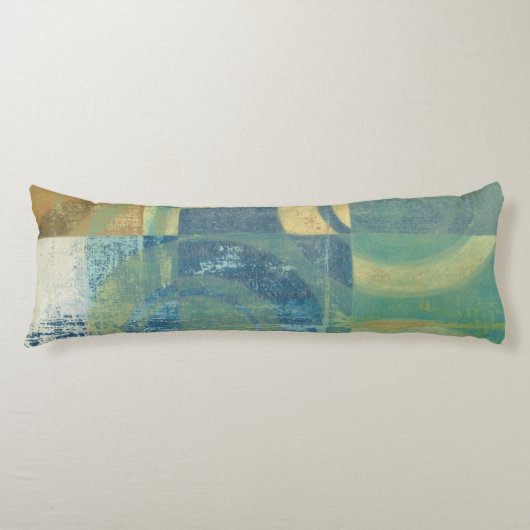 Multicolored Circles & Panels Lichaamskussen (Voorkant)