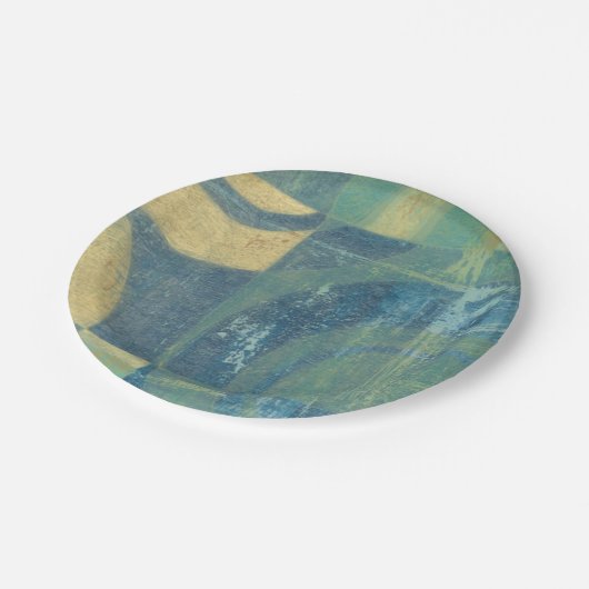 Multicolored Circles & Panels Papieren Bordje (Gekanteld)