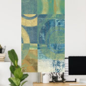 Multicolored Circles & Panels Poster (Thuiskantoor)