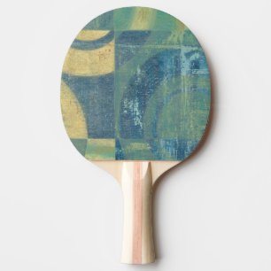 Multicolored Circles & Panels Tafeltennisbatje
