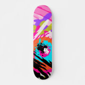 MULTICOLORED COMET FLYTEREN SKATEBOARD (Voorkant)