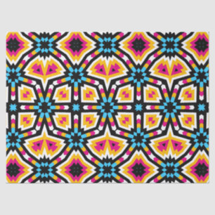 Multicolored Cute Trendy Geometric Pattern Tissuepapier
