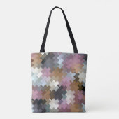 Multicolored Digital Camo Pattern Draagtas (Achterkant)