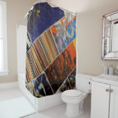 MULTICOLORED DIGITALE WALLPAPIE DOUCHEGORDIJN (In situ)