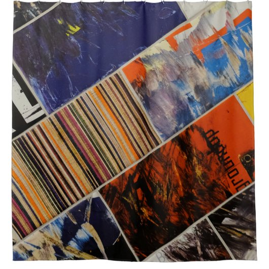 MULTICOLORED DIGITALE WALLPAPIE DOUCHEGORDIJN (Voorkant)