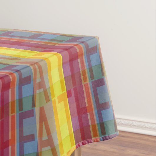 Multicolored Faith Tafelkleed (Voorbeeld)