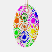 Multicolored Flowers Keramisch Ornament (Rechts)