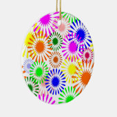 Multicolored Flowers Keramisch Ornament (Rechts)