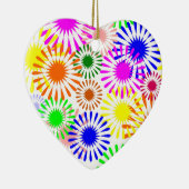 Multicolored Flowers Keramisch Ornament (Rechts)