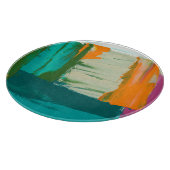 Multicolored Free Expression Painting Snijplank (Hoek)