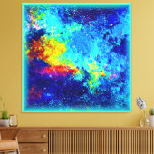 Multicolored Galaxy Design. Bestel nu Canvas Afdruk (Insitu (Woonkamer))