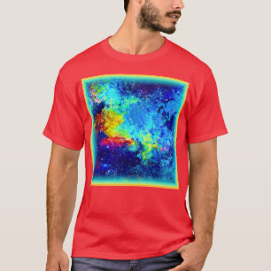 Multicolored Galaxy Design. Bestel nu T-shirt
