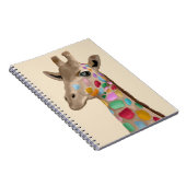 MultiColored Giraffe Notitieboek (Rechterzijde)