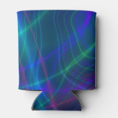 Multicolored-golvende stralen blikjeskoeler (Achterkant)