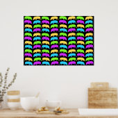 Multicolored het Poster van Hogs (Keuken)