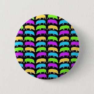 Multicolored Hogs-Button Ronde Button 5,7 Cm