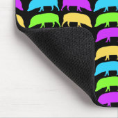 Multicolored Hogs Mousepad Muismat (Hoek)
