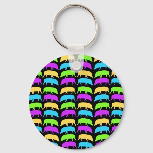 Multicolored Hogs-Sleutelhanger Sleutelhanger (Voorkant)