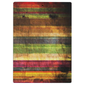 Multicolored houten patroon klembord (Achterkant)