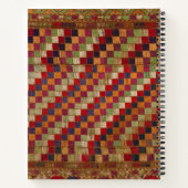 Multicolored Indian Quilt Print Notitieboek (Achterkant)