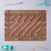 Multicolored Indian Quilt Print Tissuepapier (Craft)