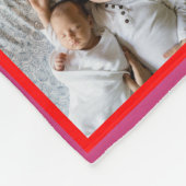 Multicolored leuke kinderen fleece deken (Hoek)