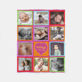 Multicolored leuke kinderen fleece deken