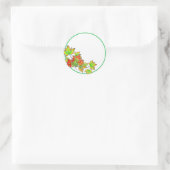 Multicolored Maple Leaves Ronde Sticker (Tas)