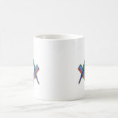 Multicolored Masonic Square & Compass Koffiemok (Center)