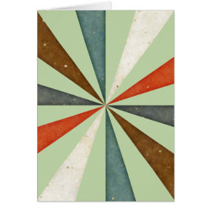 Multicolored omslag van de terugkeer op mint groen
