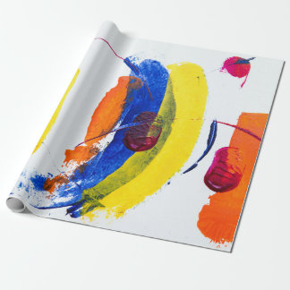 Multicolored painting cadeaupapier