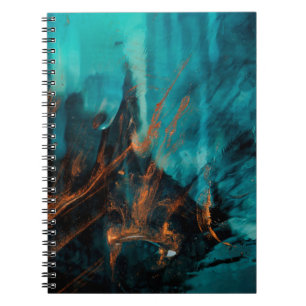 MULTICOLORED PAINTING NOTITIEBOEK