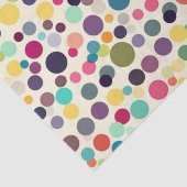 Multicolored Polka Dots Tissuepapier (Detail)