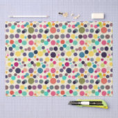 Multicolored Polka Dots Tissuepapier (Craft)
