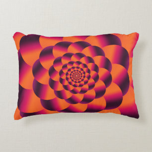 Multicolored psychedelische achtergrond, funky vor accent kussen