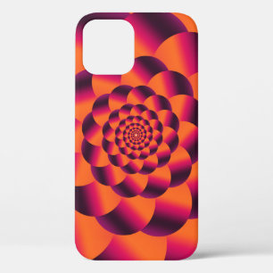 Multicolored psychedelische achtergrond, funky vor iPhone 12 hoesje