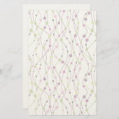 Multicolored puntachtergrond briefpapier (Voorkant / Achterkant)