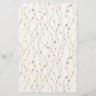 Multicolored puntachtergrond briefpapier