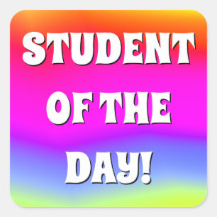 Multicolored regenboogachtige Sticker